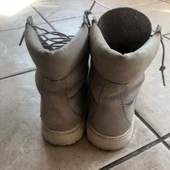 Timberland Gray Lace Up Boots - Picture 3 of 9